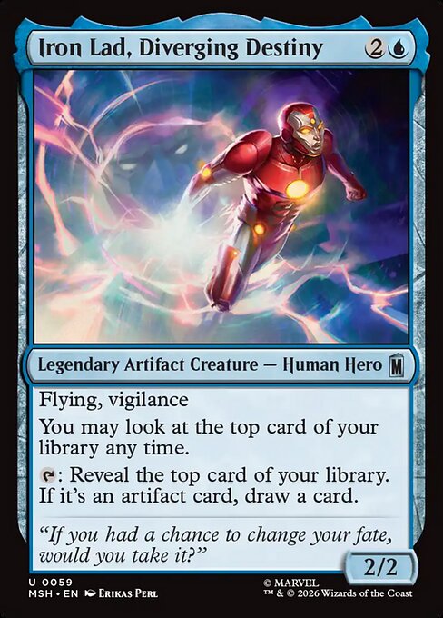 Iron Lad, Diverging Destiny - Magic: The Gathering MSH #59