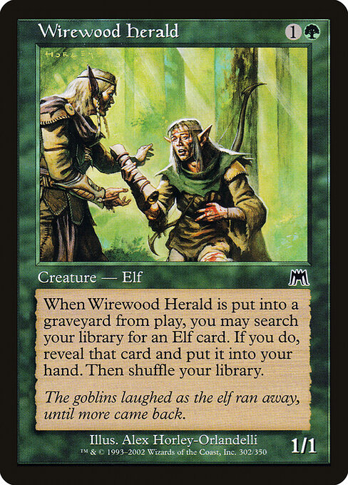 Wirewood Herald - Magic: The Gathering ONS #302
