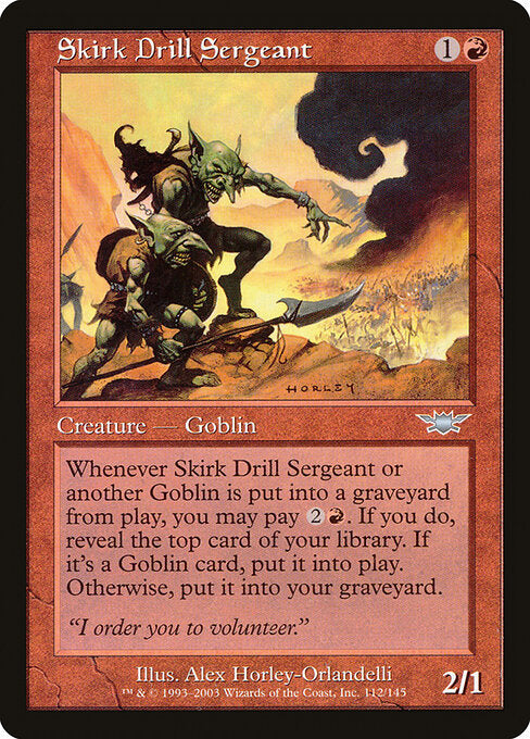Skirk Drill Sergeant - Magic: The Gathering LGN #112