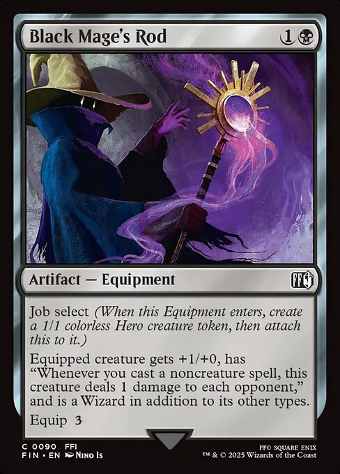 Black Mage's Rod - Magic: The Gathering FIN #90