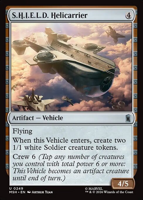 S.H.I.E.L.D. Helicarrier - Magic: The Gathering MSH #249