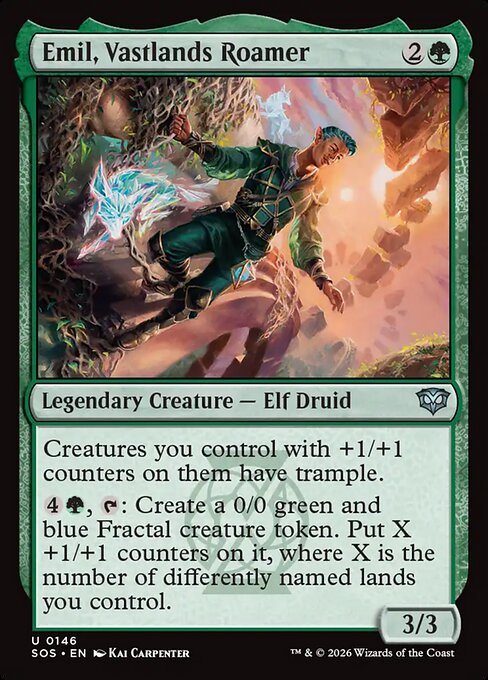 Emil, Vastlands Roamer - Magic: The Gathering SOS #146