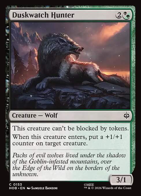 Duskwatch Hunter - Magic: The Gathering HOB #153