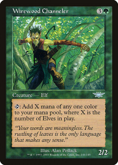 Wirewood Channeler - Magic: The Gathering LGN #144