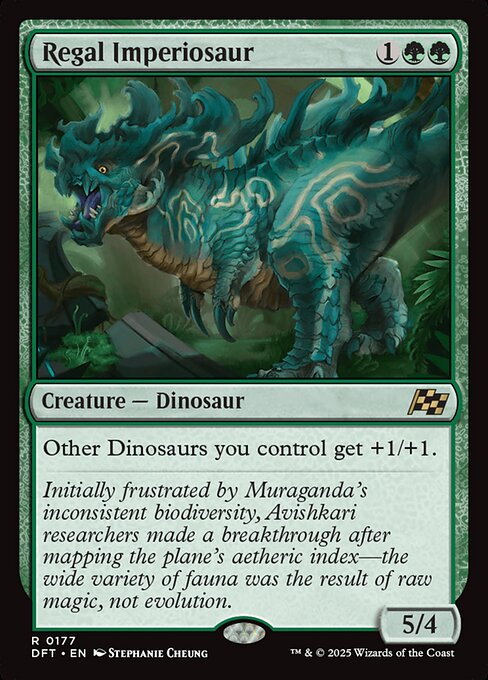 Regal Imperiosaur - Magic: The Gathering DFT #177