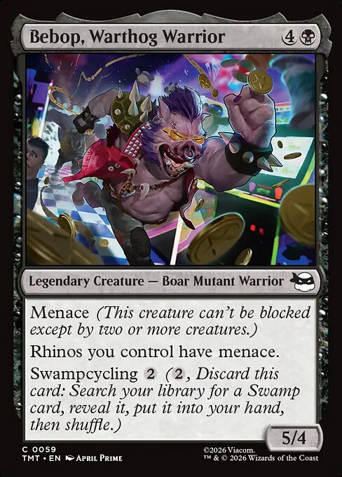 Bebop, Warthog Warrior - Magic: The Gathering TMT #59