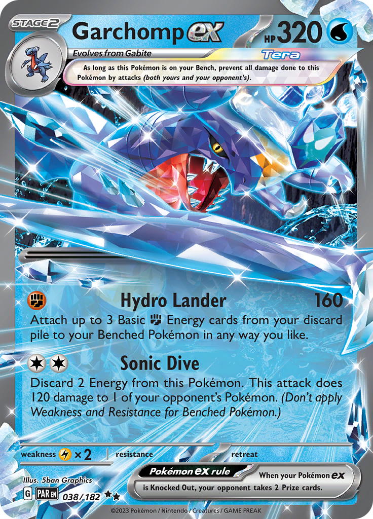 Garchomp ex - 038/182