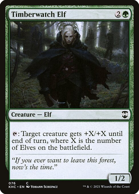 Timberwatch Elf - Magic: The Gathering KHC #76