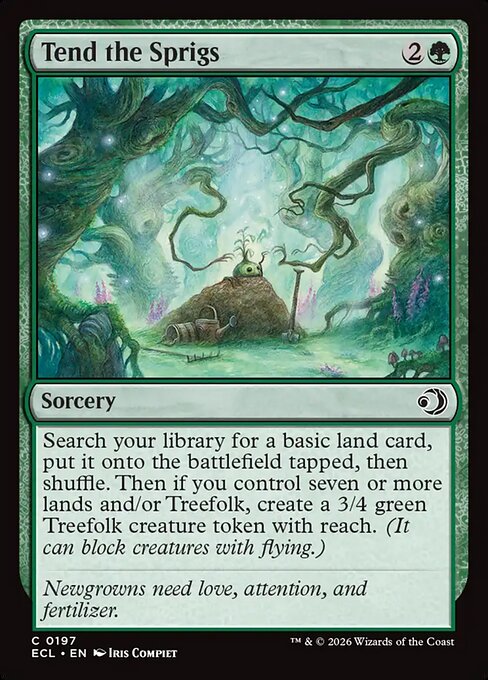 Tend the Sprigs - Magic: The Gathering ECL #197