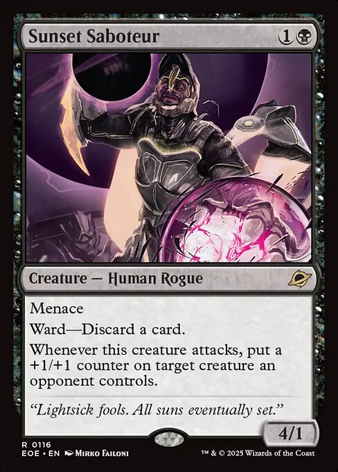 Sunset Saboteur - Magic: The Gathering EOE #116