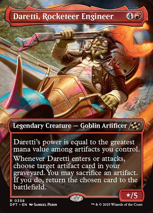 Daretti, Rocketeer Engineer - Magic: The Gathering DFT #358