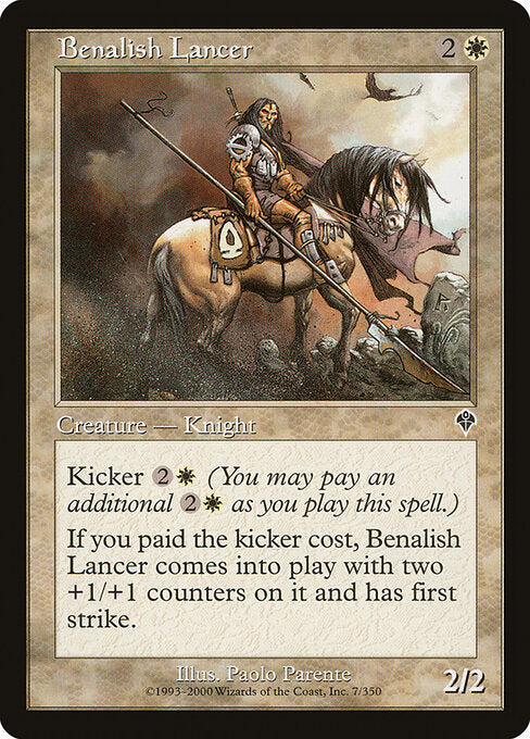 Benalish Lancer - Magic: The Gathering INV #7
