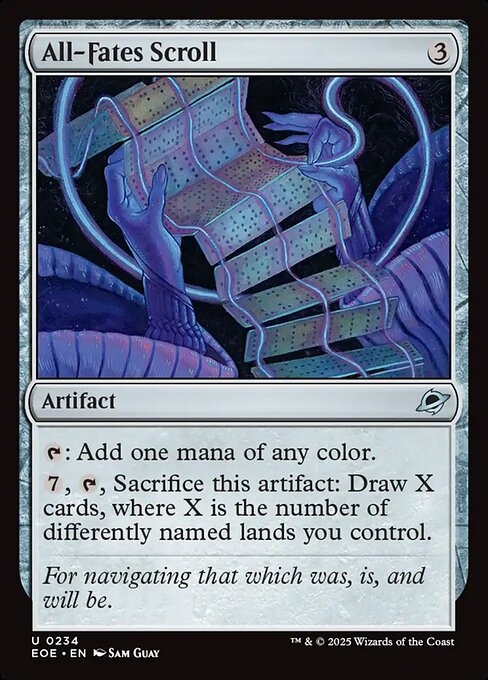 All-Fates Scroll - Magic: The Gathering EOE #234