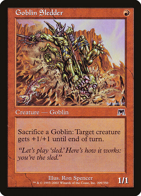Goblin Sledder - Magic: The Gathering ONS #209