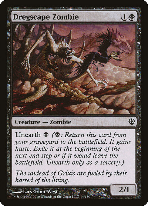 Dregscape Zombie - Magic: The Gathering ARC #14