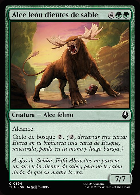 Saber-Tooth Moose-Lion · TLA #194 · ES