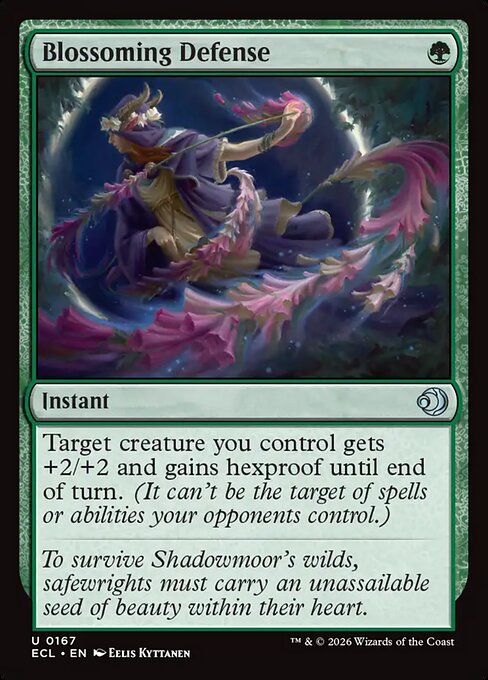 Blossoming Defense - Magic: The Gathering ECL #167
