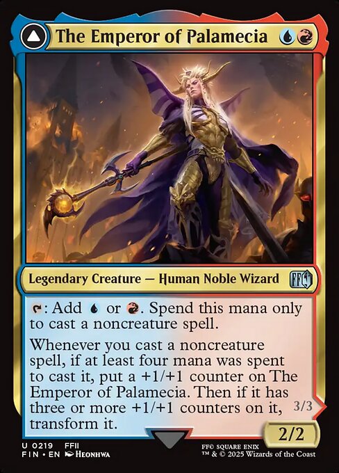 The Emperor of Palamecia // The Lord Master of Hell - Magic: The Gathering FIN #219