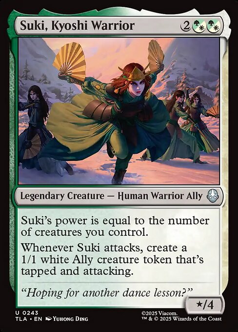 Suki, Kyoshi Warrior - Magic: The Gathering TLA #243