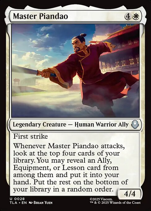 Master Piandao - Magic: The Gathering TLA #28