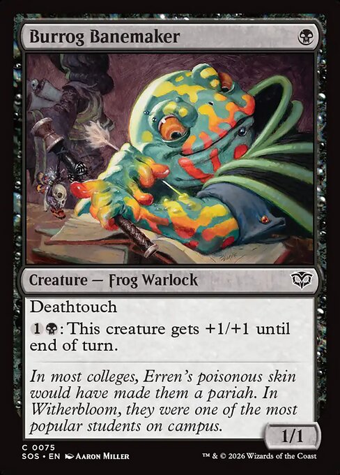Burrog Banemaker - Magic: The Gathering SOS #75