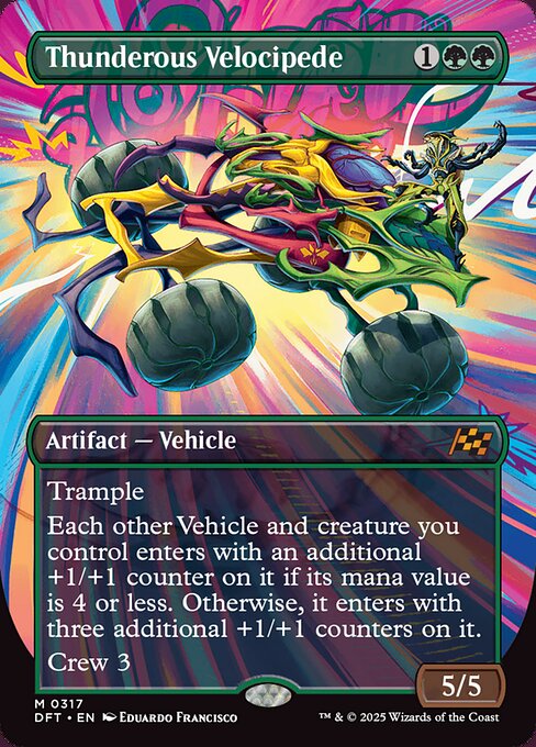 Thunderous Velocipede - Magic: The Gathering DFT #317