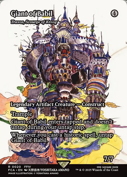 Traxos, Scourge of Kroog - Magic: The Gathering FCA #20