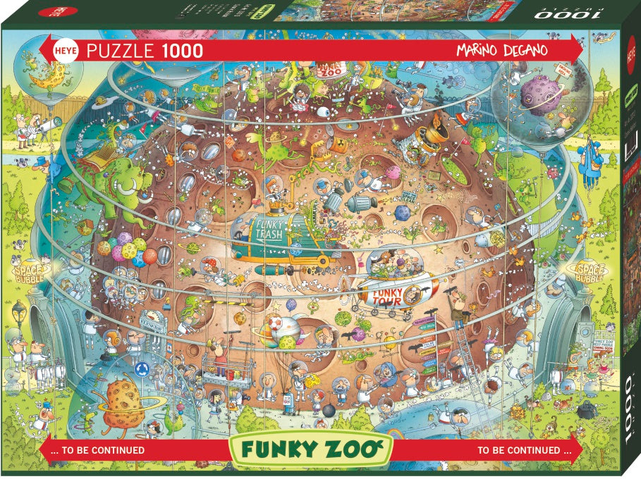 Heye Puzzle 1000pcs Funky Zoo