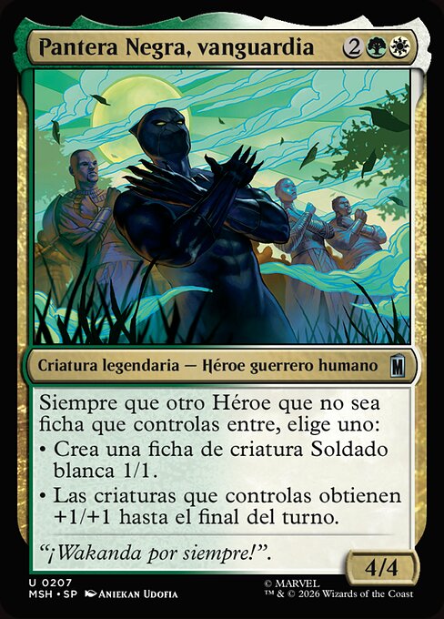 Black Panther, Vanguard · MSH #207 · ES