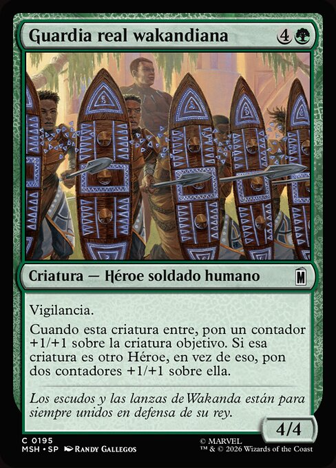 Wakandan Royal Guard · MSH #195 · ES