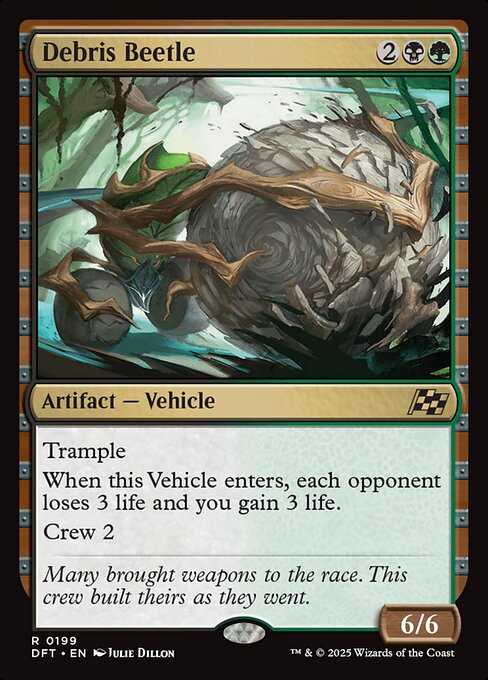 Debris Beetle - Magic: The Gathering DFT #199