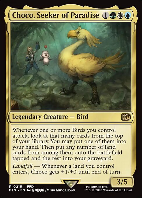 Choco, Seeker of Paradise - Magic: The Gathering FIN #215