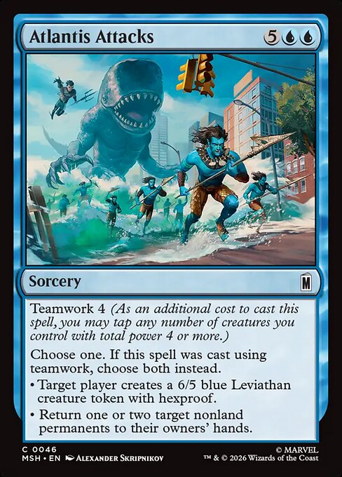 Atlantis Attacks - Magic: The Gathering MSH #46