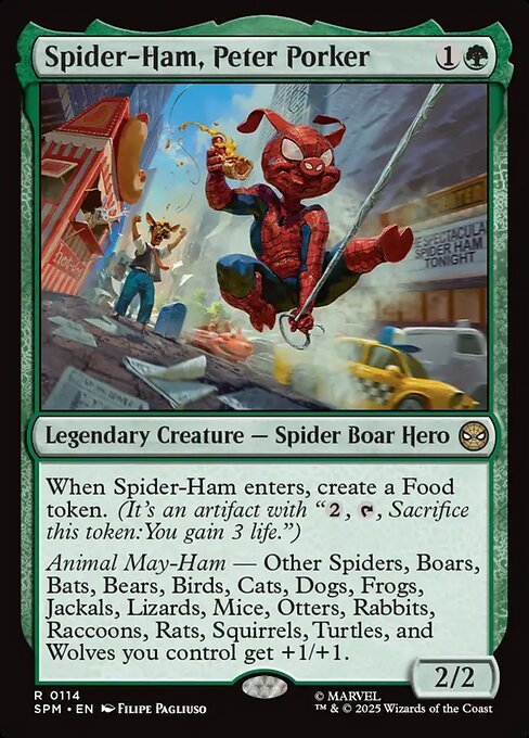 Spider-Ham, Peter Porker - Magic: The Gathering SPM #114
