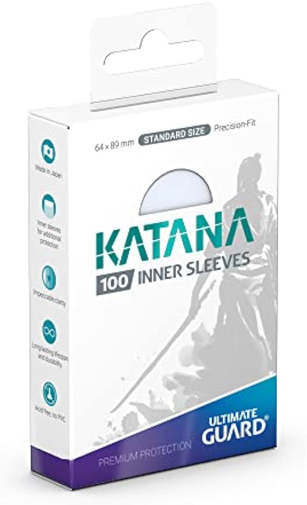 Card Sleeves: Katana Sleeves Standard Size Inner (100ct)