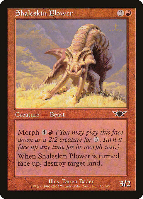 Shaleskin Plower - Magic: The Gathering LGN #110