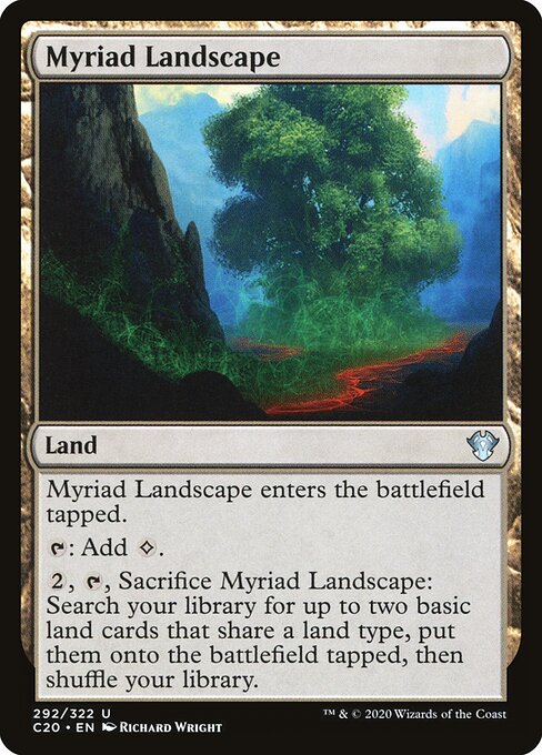 Myriad Landscape - Magic: The Gathering C20 #292
