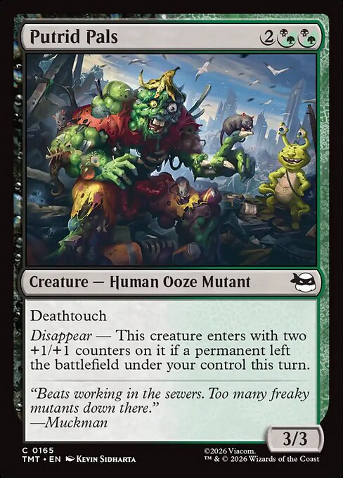 Putrid Pals - Magic: The Gathering TMT #165