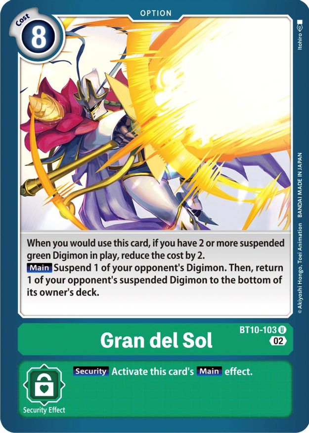 Gran del Sol  - BT10-103