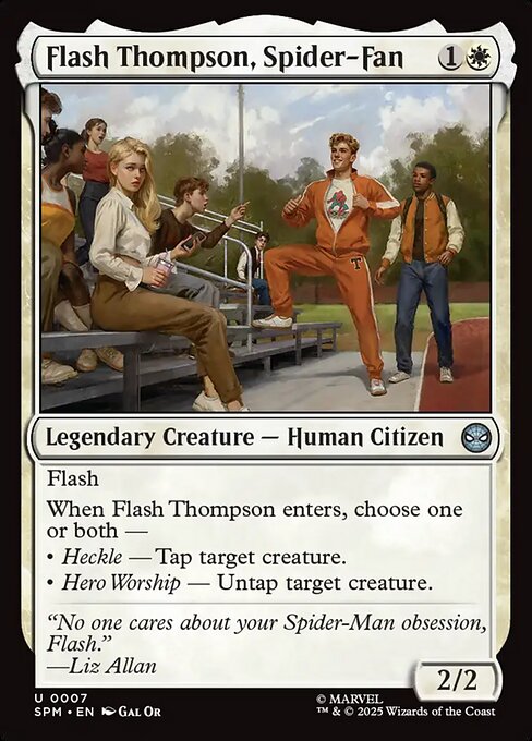 Flash Thompson, Spider-Fan - Magic: The Gathering SPM #7