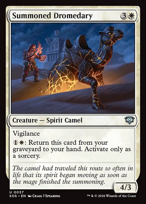 Summoned Dromedary - Magic: The Gathering SOS #37