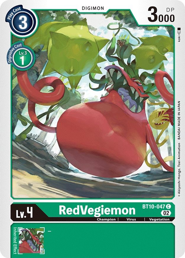 RedVegiemon  - BT10-047