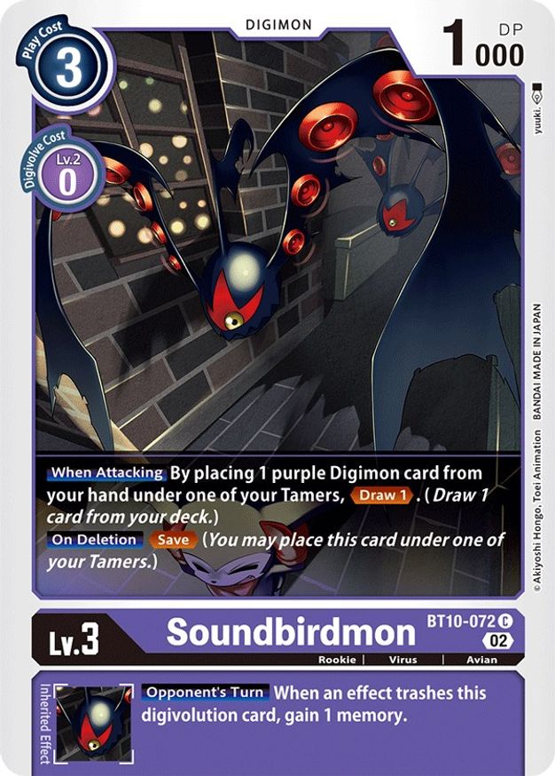 Soundbirdmon  - BT10-072