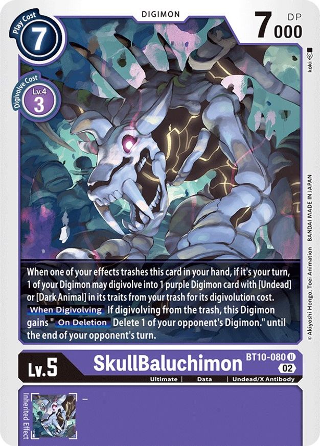 SkullBaluchimon  - BT10-080