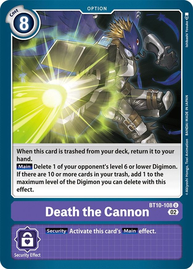 Death the Cannon  - BT10-108