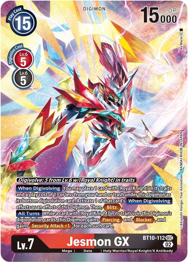 Jesmon GX (Alternate Art)  - BT10-112