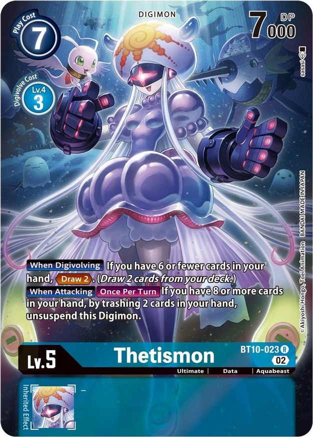 Thetismon (Alternate Art)  - BT10-023