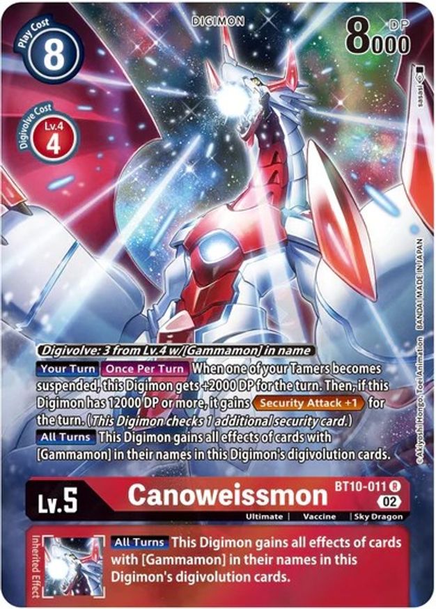 Canoweissmon (Alternate Art)  - BT10-011