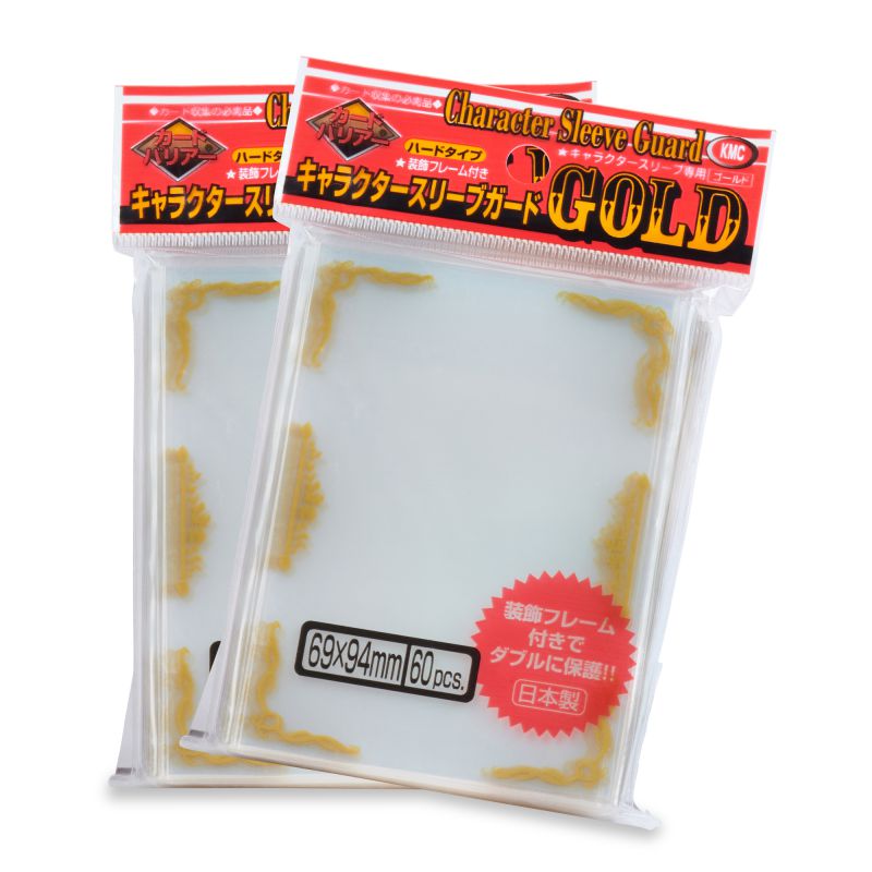 KMC - Character Sleeve Guard - Gold Oversleeves