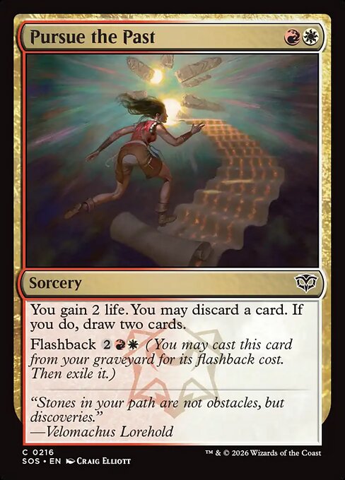 Pursue the Past - Magic: The Gathering SOS #216